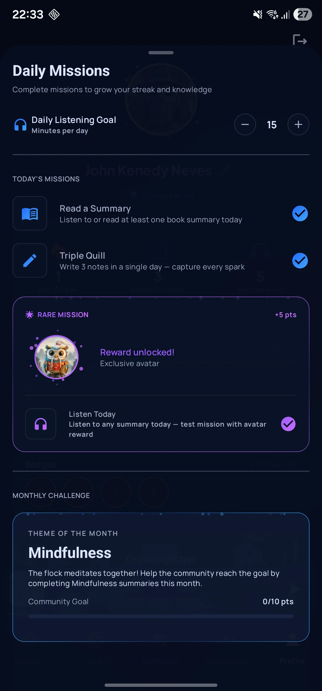 Daily Missions